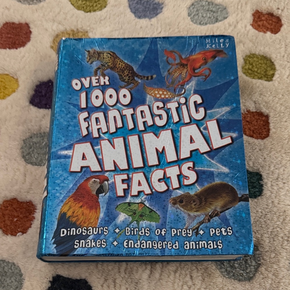 Fantastic Animal Facts Book - Blue